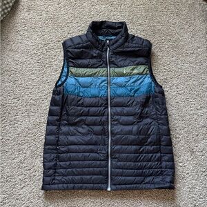 Cotopaxi Black and Blue Vest